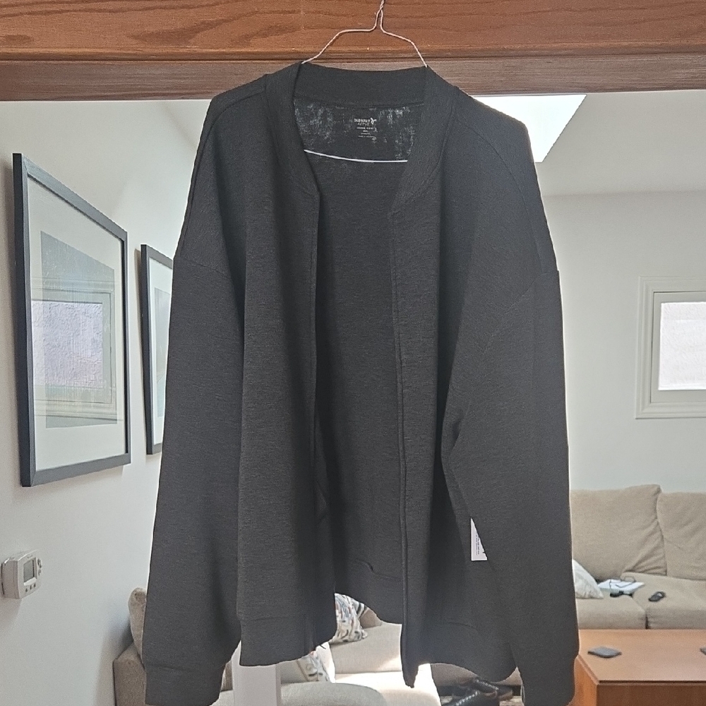 Dark Gray Bomber Jacket